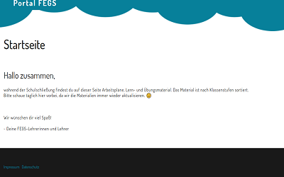 Neue E-Learning Seite (Update)