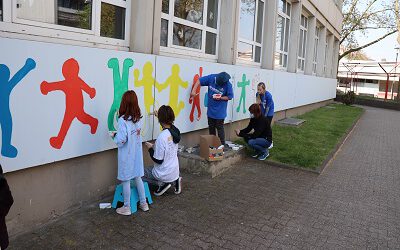 Gestaltung unserer Schulwand